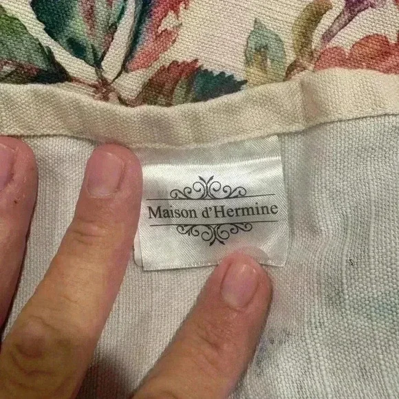 Maison d' Hermine Equinoxe - Beige 100% Cotton Apron - Picture 6 of 7